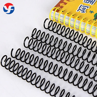 quality  Different Color Binding Book Coil Bind PVC Spiral Book Ring Round Plastic Binding Comb factory